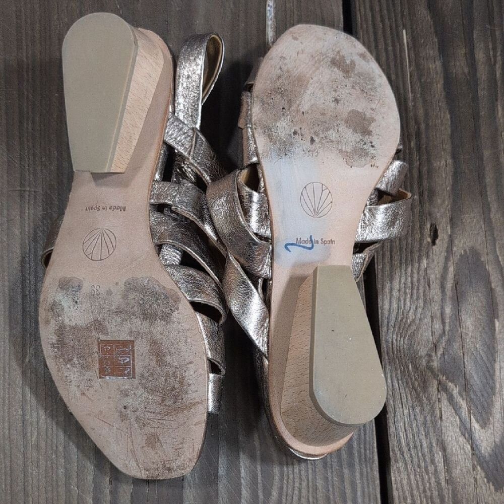 COCLICO Bronze Strappy Sandals 39 - Picture 9 of 11
